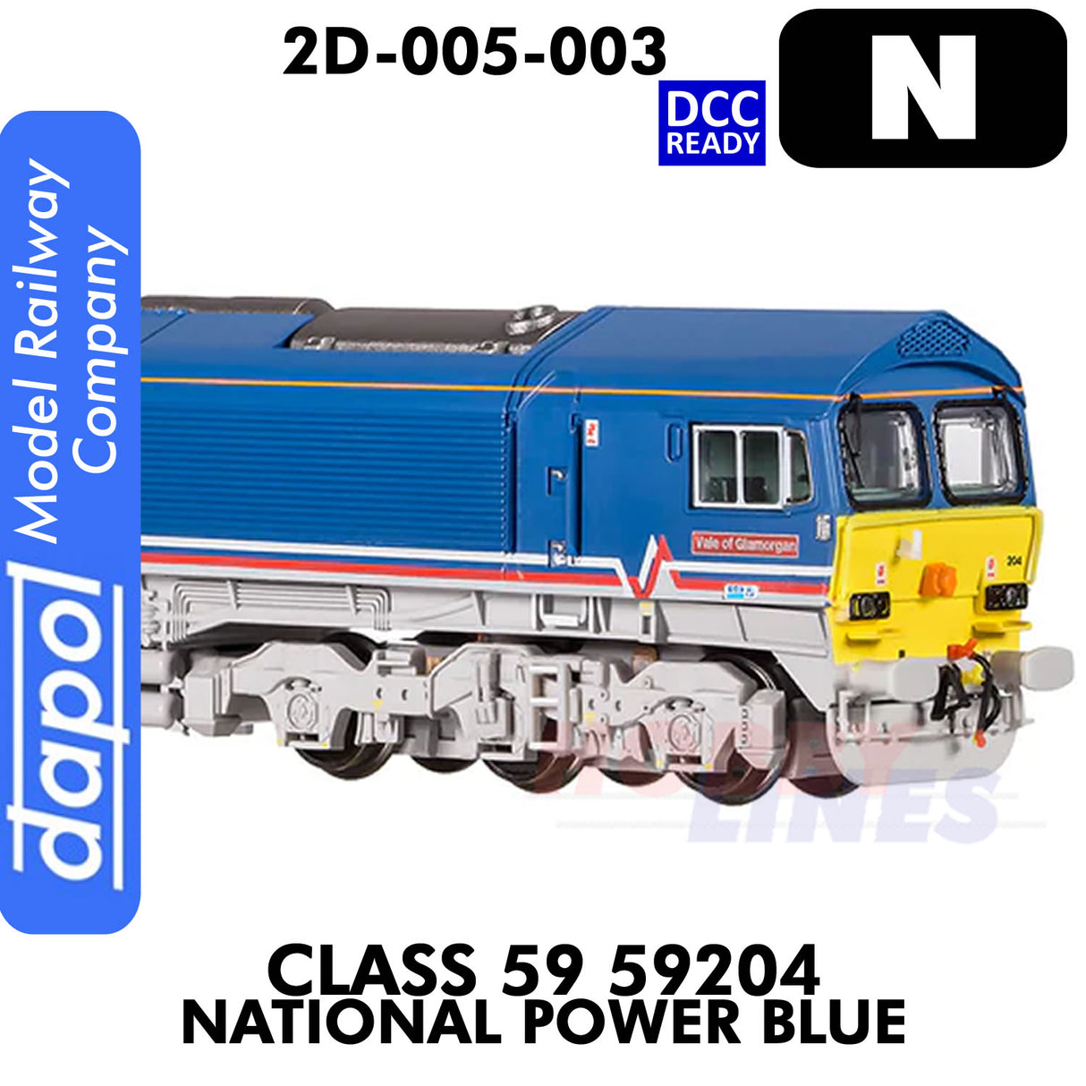 Class 59 John F Yeoman 59206  DB Schenker - DCC Ready | Dapol | 2D-005-002
