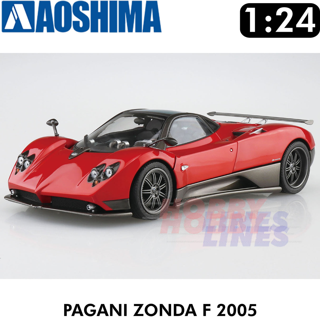 PAGANI Zonda F 2006 Super Car 1:24 model kit Aoshima 05603