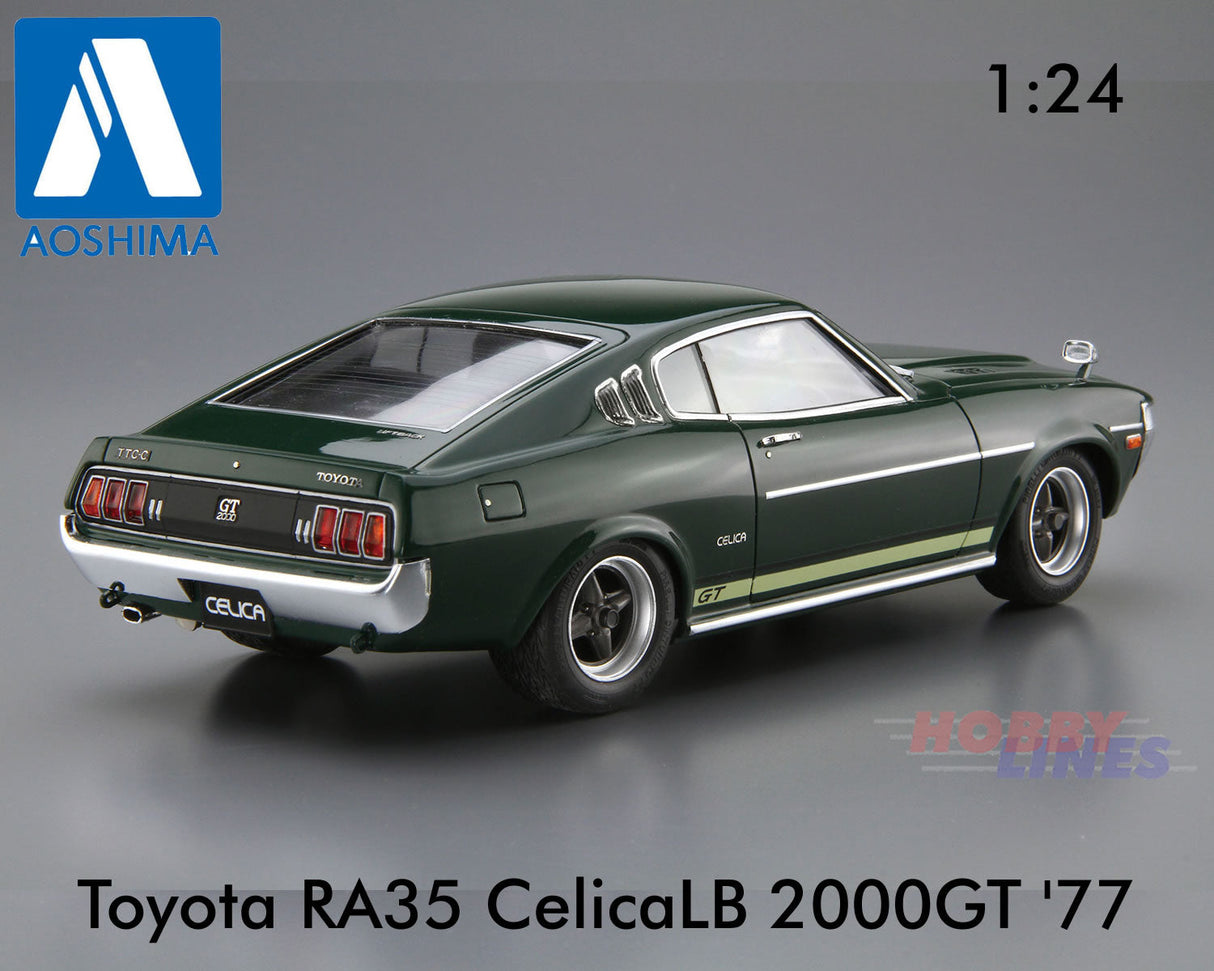 Aoshima 1:24 scale Toyota RA35 CelicaLB 2000GT '77 scale model kit 05845