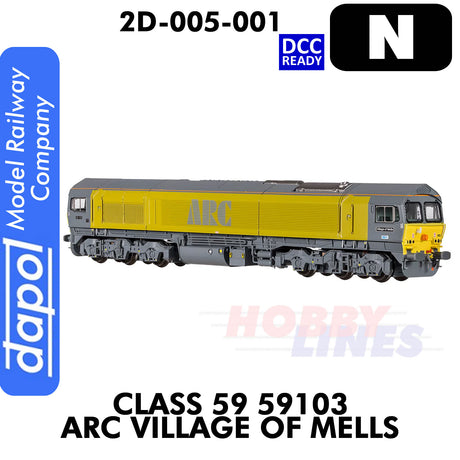Class 59 Village Of Mells 59103 ARC - DCC Ready | Dapol | 2D-005-001