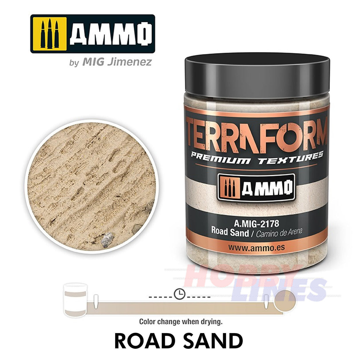 Terraform - Road Sand - 100ml | Ammo by Mig Jimenez | MIG2178