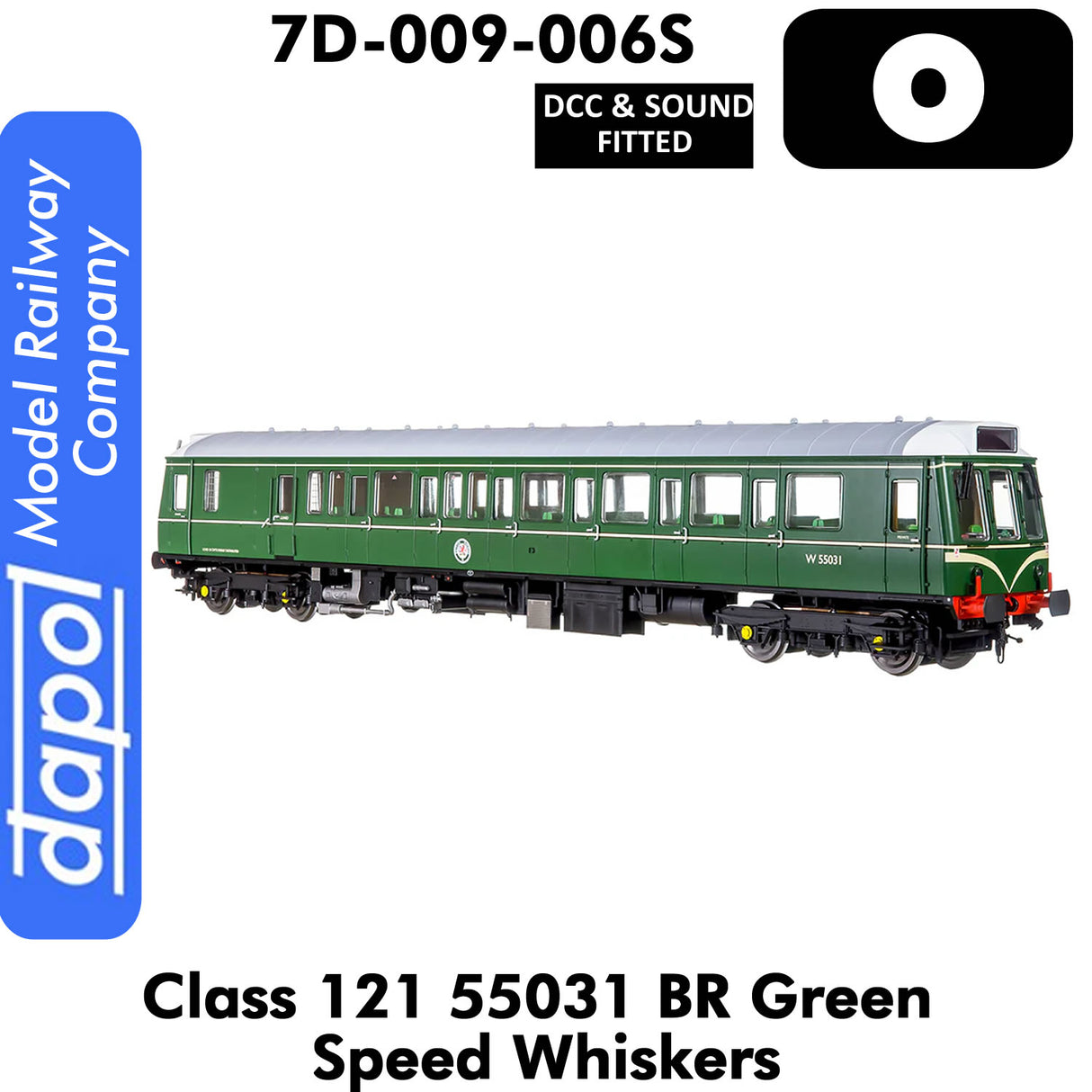 Class 121 55031 BR - Green Speed Whiskers | Dapol | 7D-015-006S