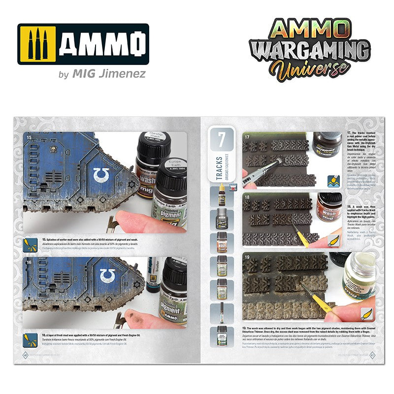 Ammo Wargaming Universe - Book 06 – Weathering Combat Vehicles | Ammo by Mig Jimenez | MIG6925
