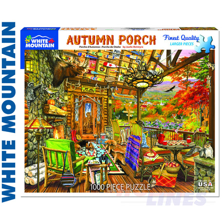 Autumn Porch 1000 Piece Jigsaw Puzzle 1673