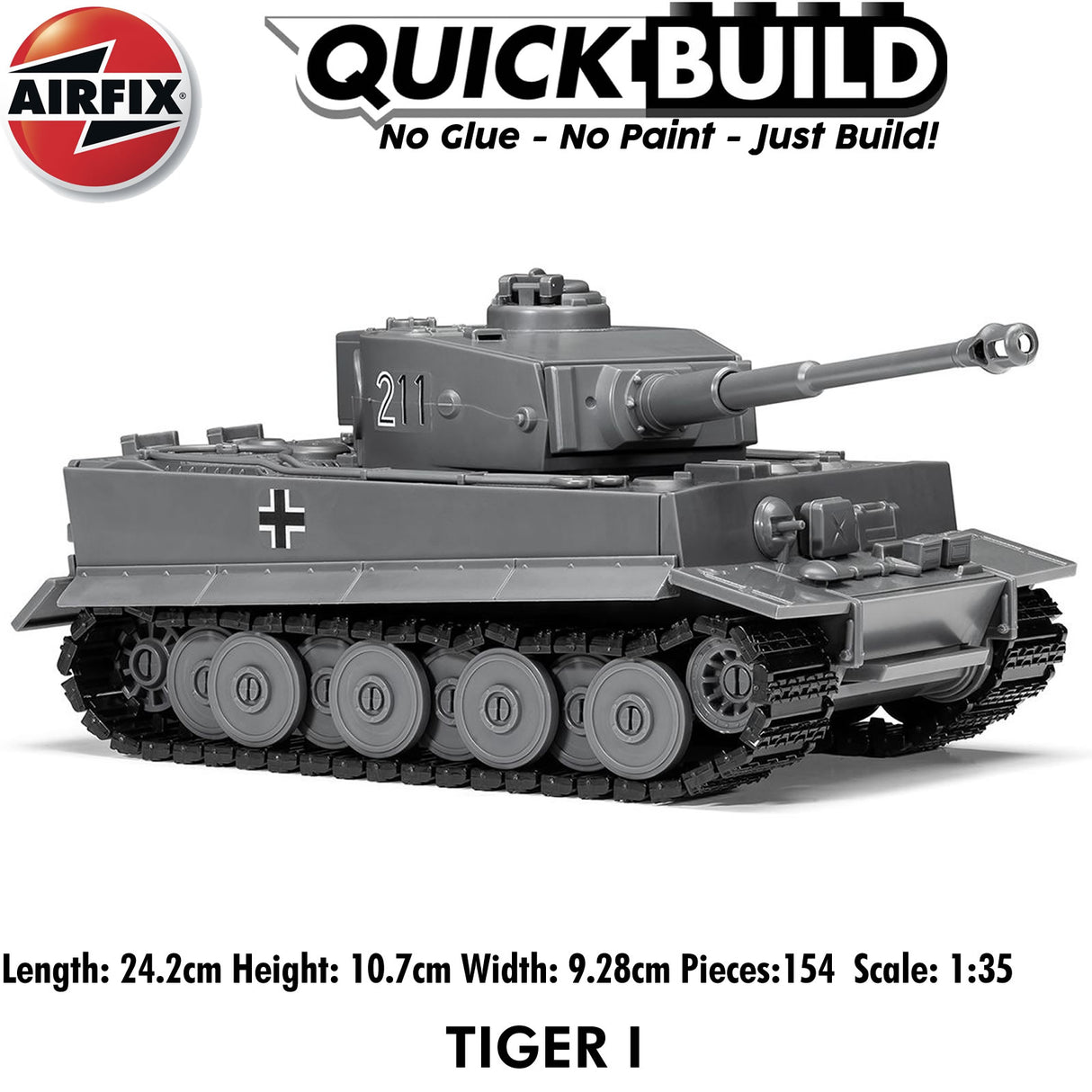 Tiger I Tank - Model Kit | Airfix | J6041