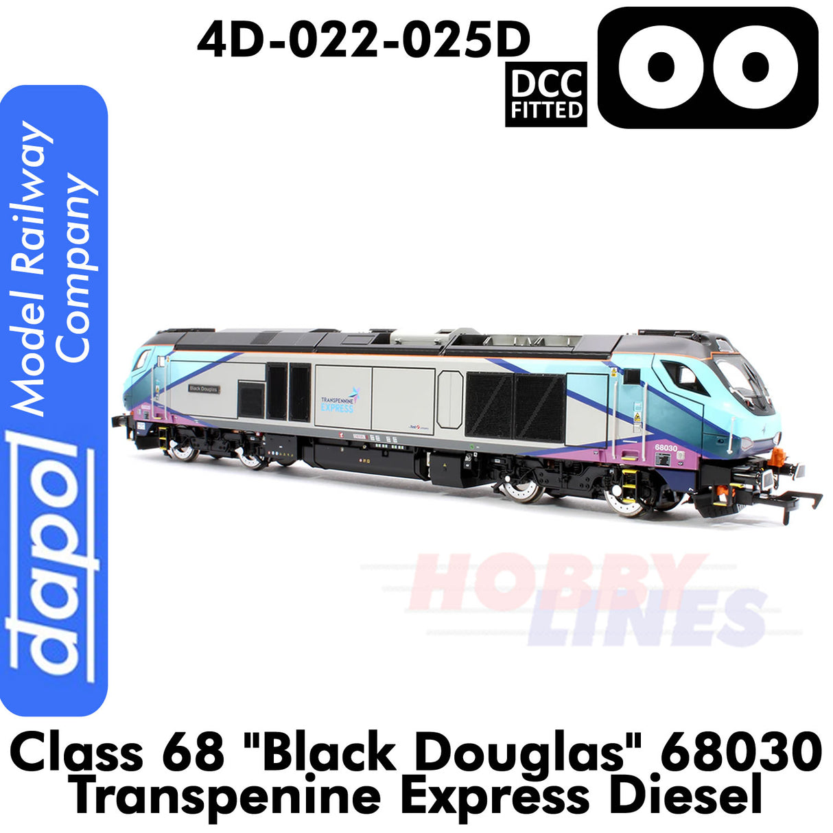 Class 68 - Black Douglas 68030 Transpenine Express | Dapol | 4D-022-027D