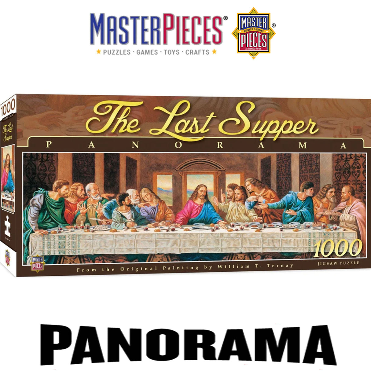 The Last Supper Panorama 1000pc Jigsaw Puzzle | Masterpieces | 72079