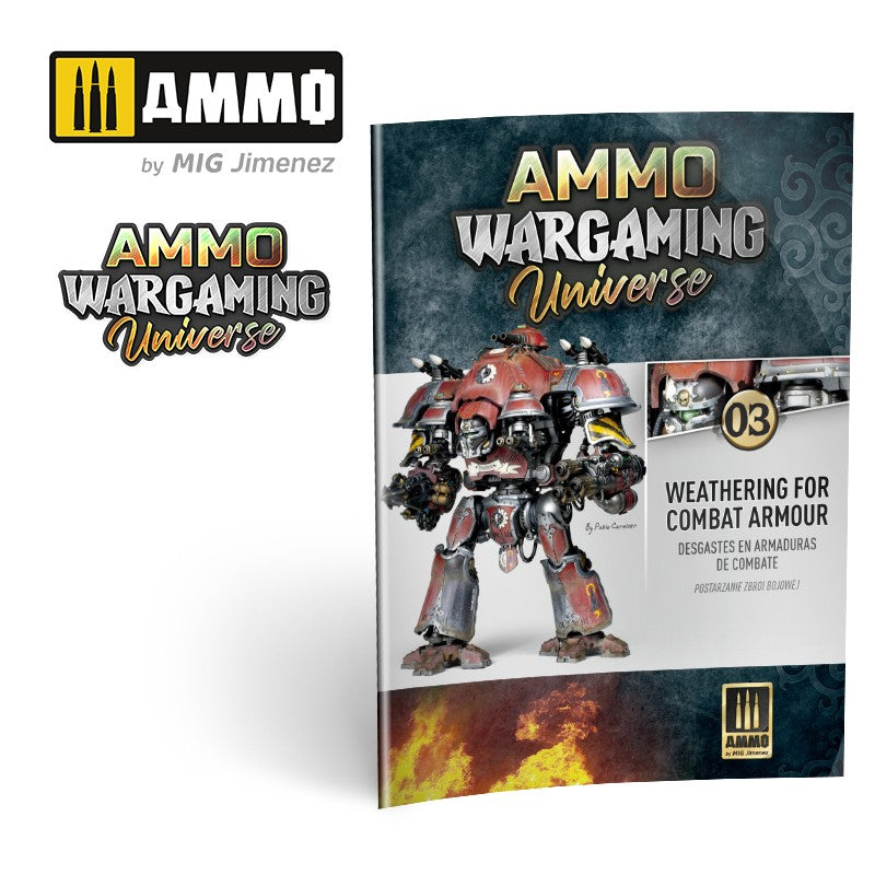 Ammo Wargaming Universe - Book 03 – Weathering Combat Armour | Ammo by Mig Jimenez | MIG6922