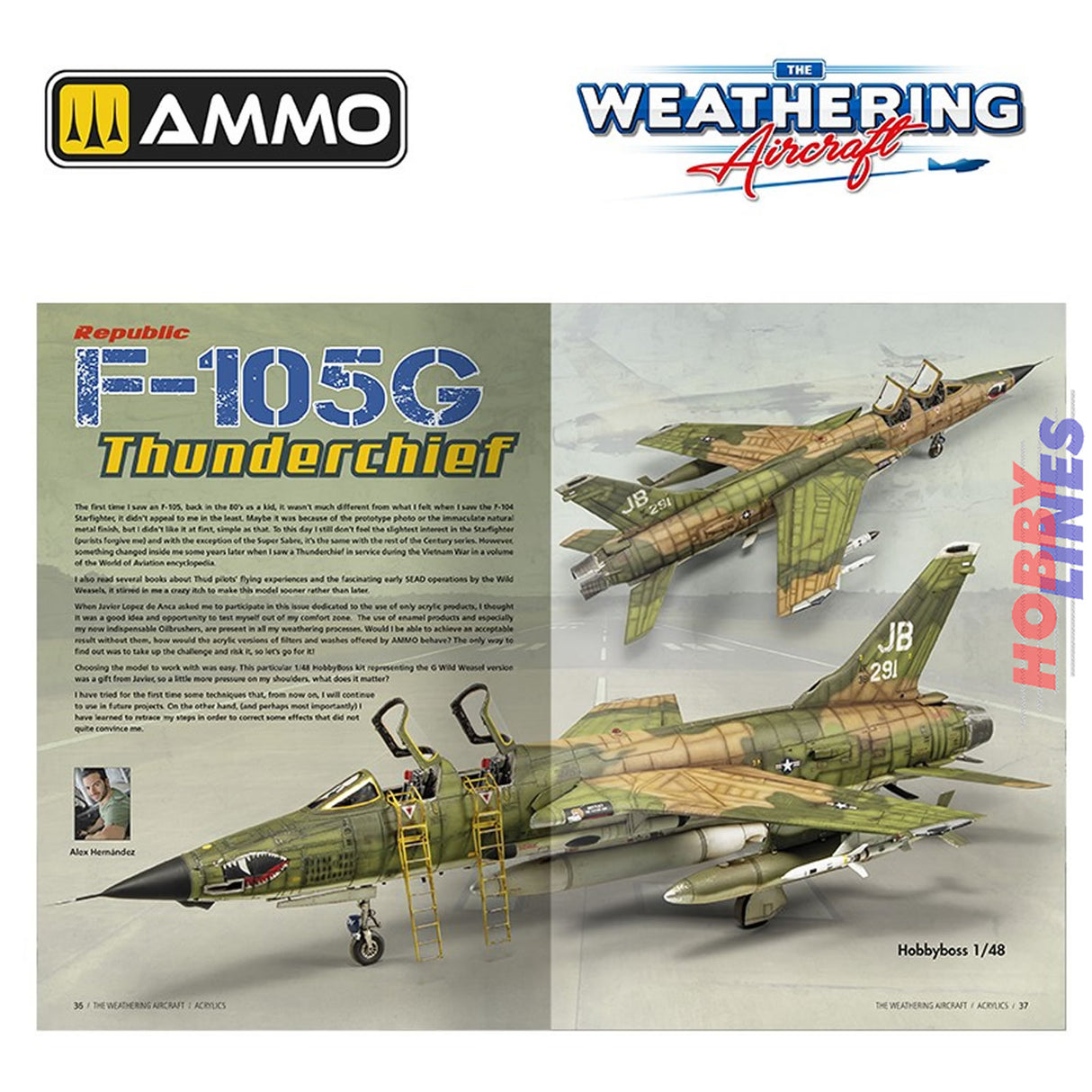 The Weathering Aircraft 25 - Acrylics - 64 Page Book | Ammo by Mig Jimenez | MIG5225