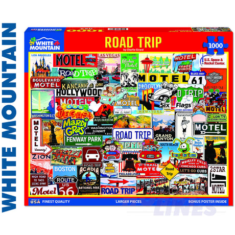 Road Trip 1000 Piece Jigsaw Puzzle 1665