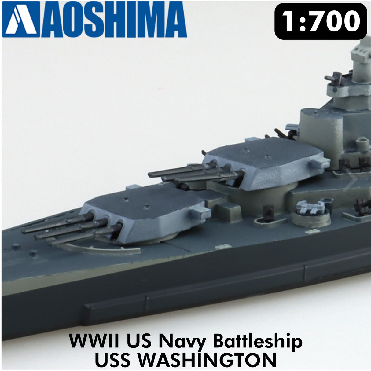 USS WASHINGTON US Navy Battleship Waterline series 1:700 kit AOSHIMA 06735