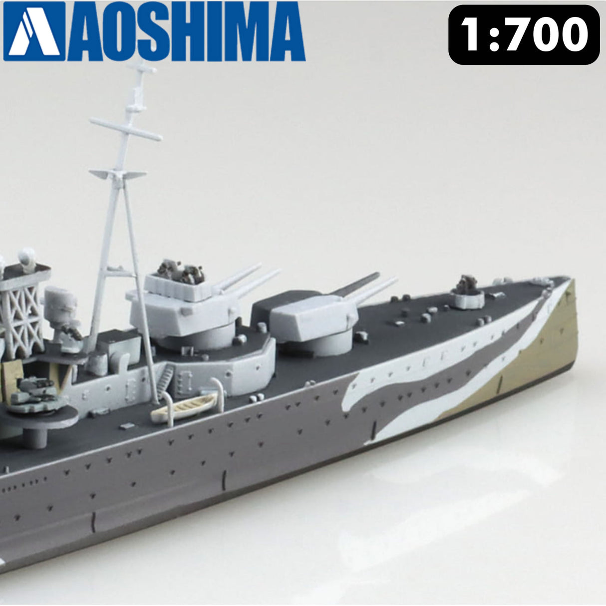 HMS KENT Bristish Heavy Cruiser WWII Waterline series 1:700 AOSHIMA 06739