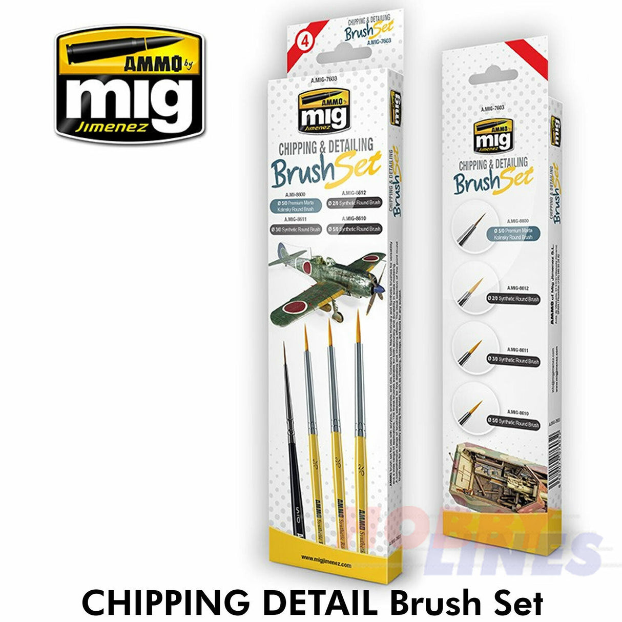 Ammo By Mig Jimenez Brush Sets (Choose Your Brush Set)