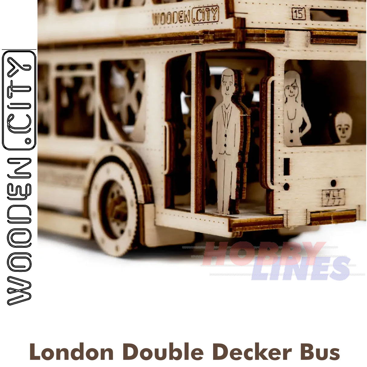 London Double Decker - 3D Puzzle | Wooden City | WR303