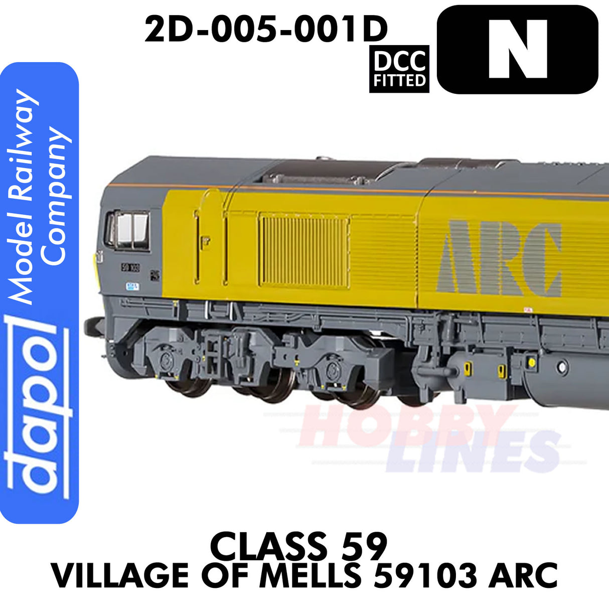 Class 59 Village Of Mells 59103 ARC - DCC Fitted | Dapol | 2D-005-001D