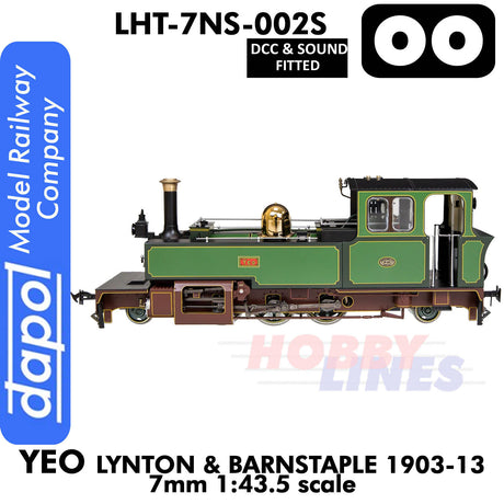 YEO Lynton & Barnstaple 1903-13 - DCC & Sound  | Lionheart Trains | LHT-7NS-002S