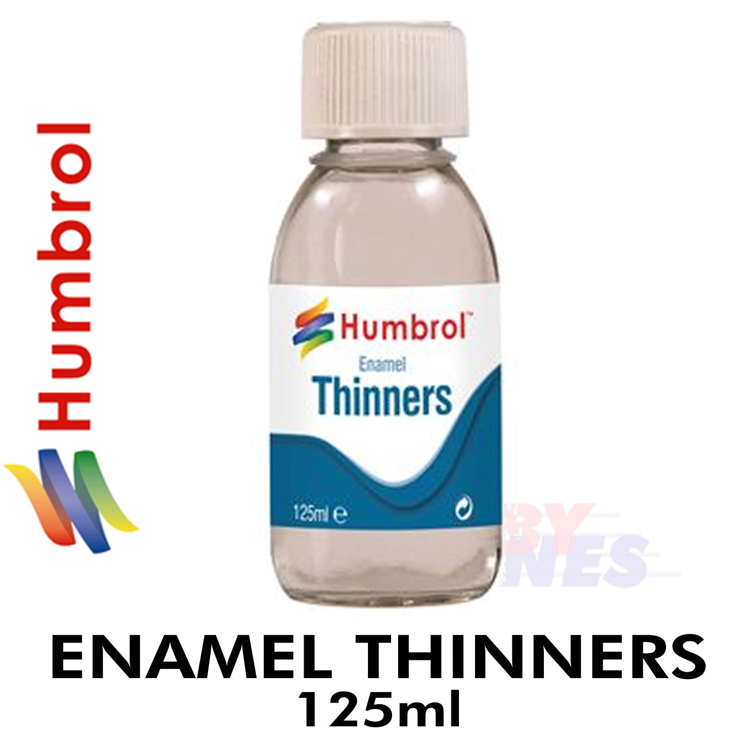 Humbrol ENAMEL THINNERS 125ml bottle brush airbrush AC7430