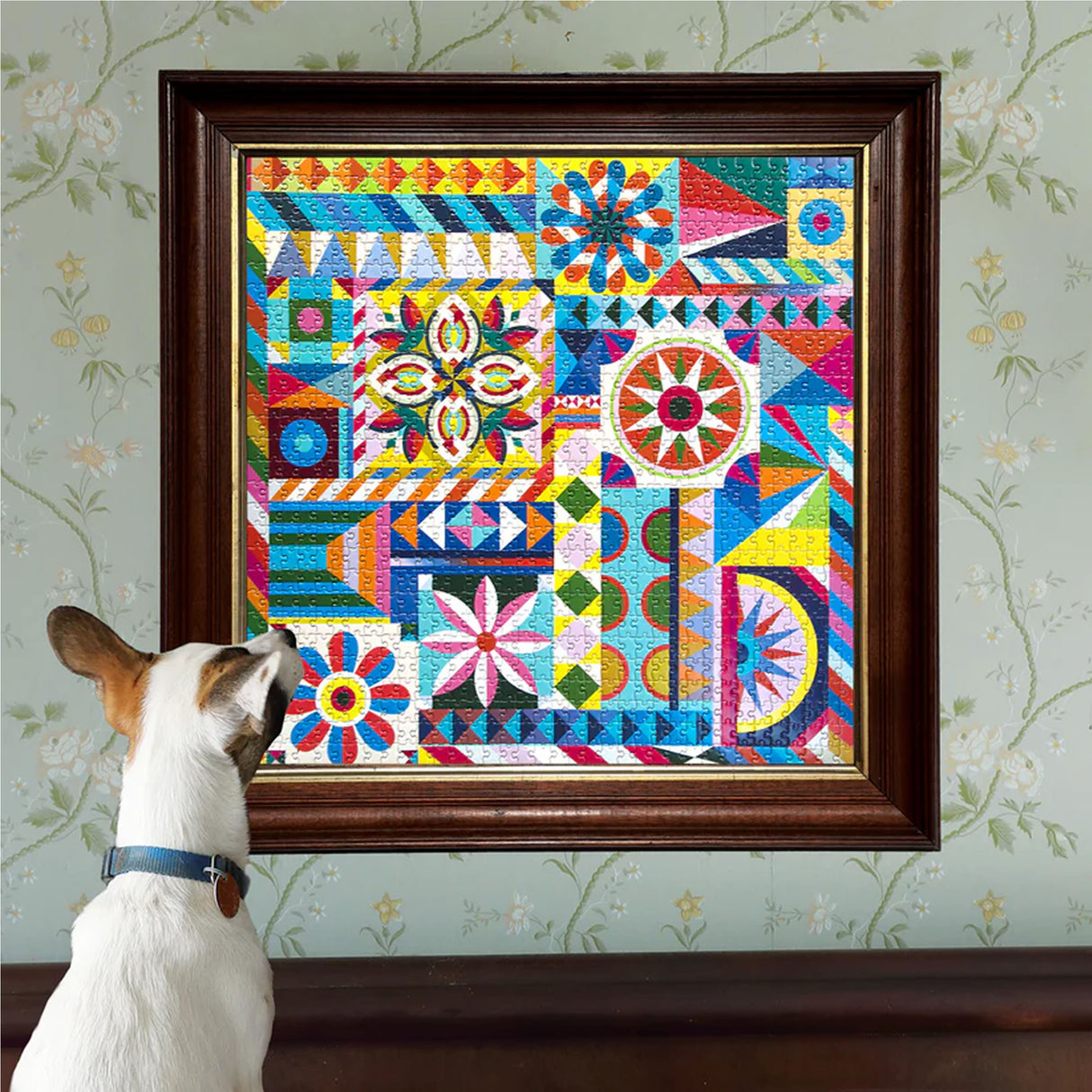 eeBoo SUNSHINE GARDEN 1000 pc Square Jigsaw Puzzle Super Deluxe PZTSNG