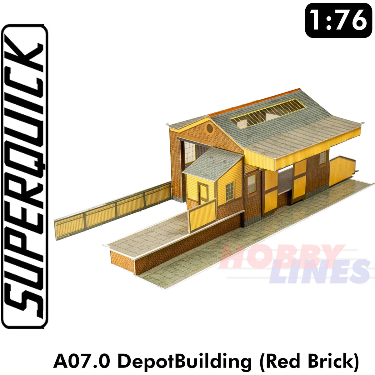 GOODS DEPOT A7 Brick 1:72 OO kit Gauge Railways Building Series A A07 SuperQuick