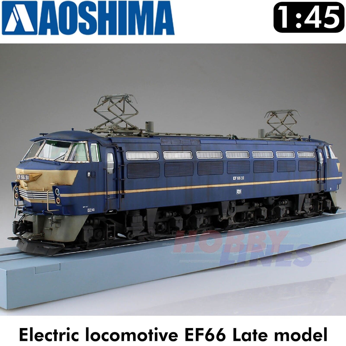Electric Locomotive EF66 JRF Late Model 1:45 OJ TRAIN MUSEUM #4 Aoshima 05407