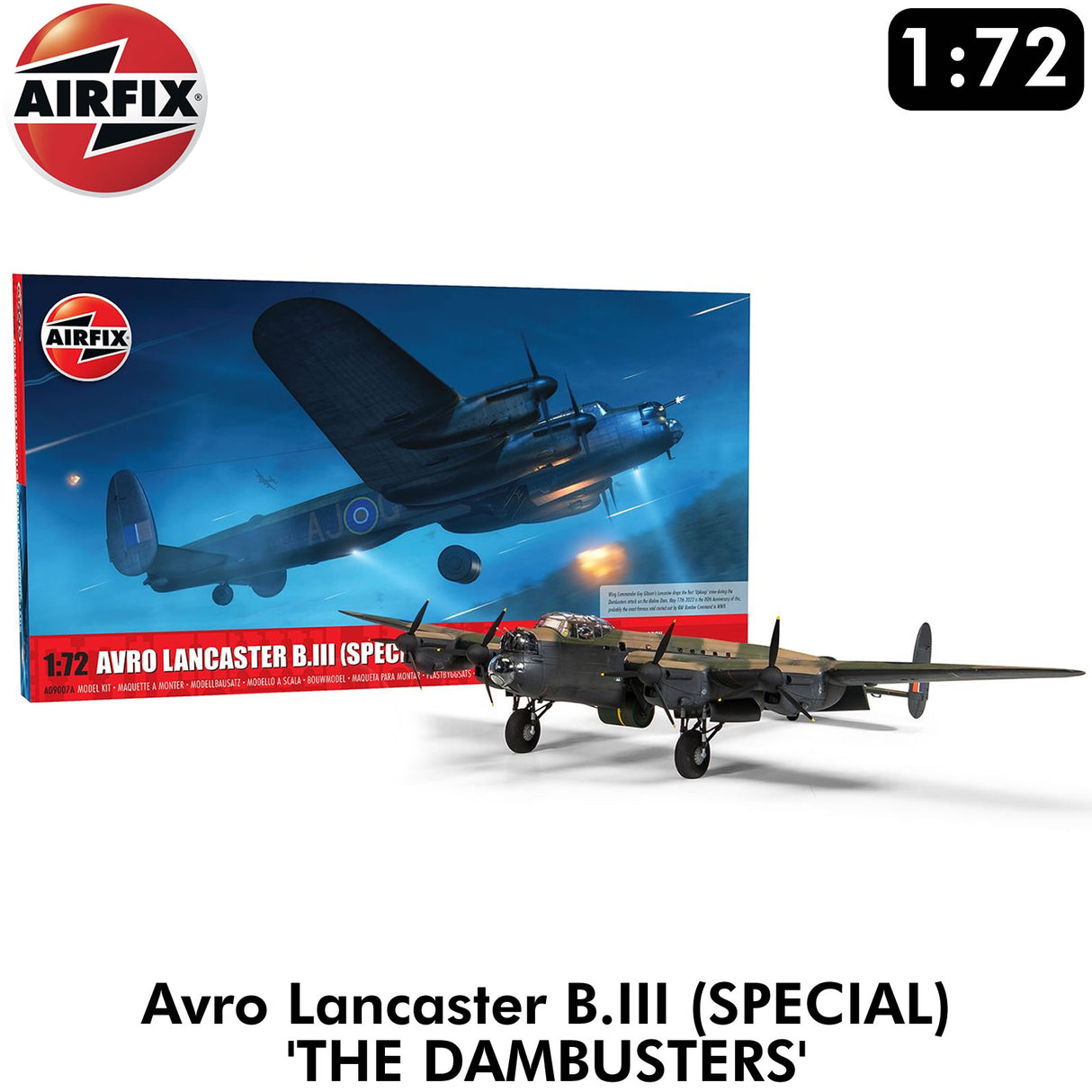 Avro Lancaster B.III Special ' The Dambusters ' - Model Kit | Airfix |  A09007A