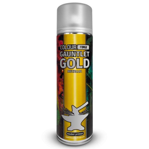 Gauntlet Gold - 500ml Spray Paint | Colour Forge | TCFSPR019