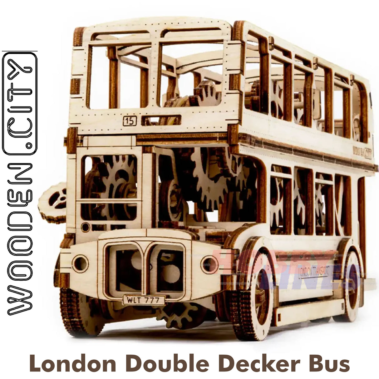 London Double Decker - 3D Puzzle | Wooden City | WR303