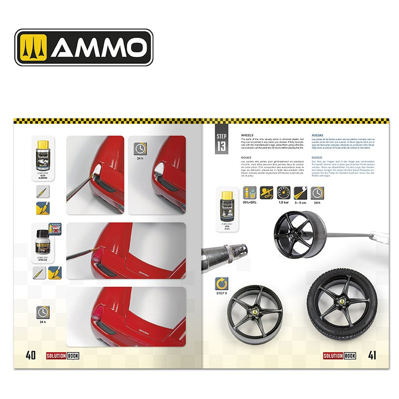 How to Paint & Lacquer SOLUTION BOOK 24 Scale Cars Cobra Paints | Ammo by Mig Jimenez