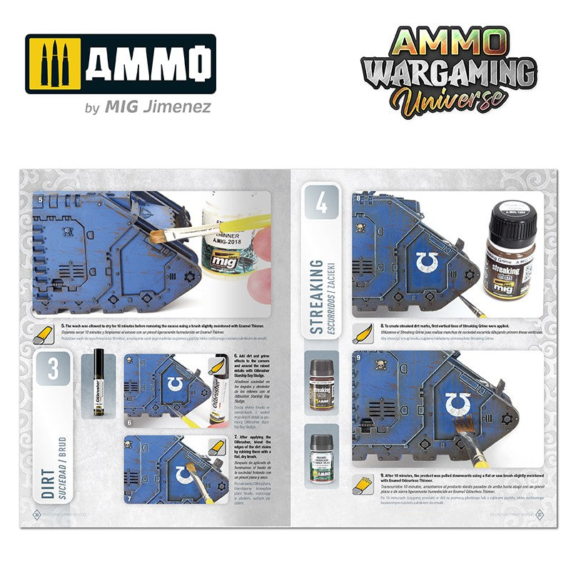 Ammo Wargaming Universe - Book 06 – Weathering Combat Vehicles | Ammo by Mig Jimenez | MIG6925