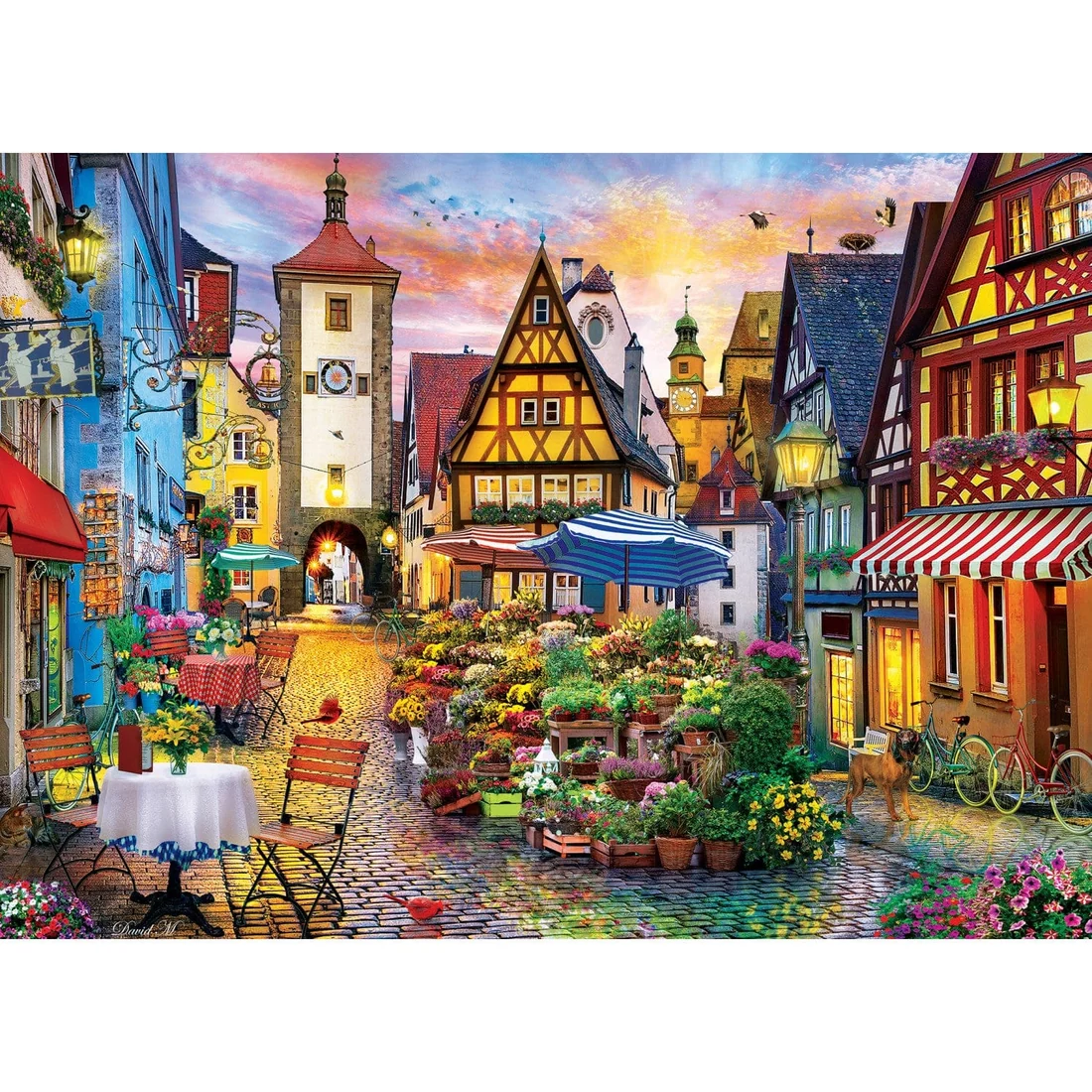 Bavarian Flower Market - 1000pc Puzzle | Masterpieces | MSP-72120