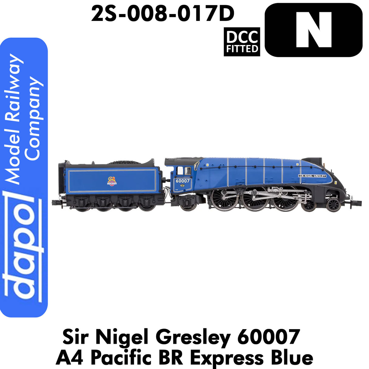 A4 Pacific Sir Nigel Gresley 60007 BR Express Blue | Dapol | 2S-008-017D