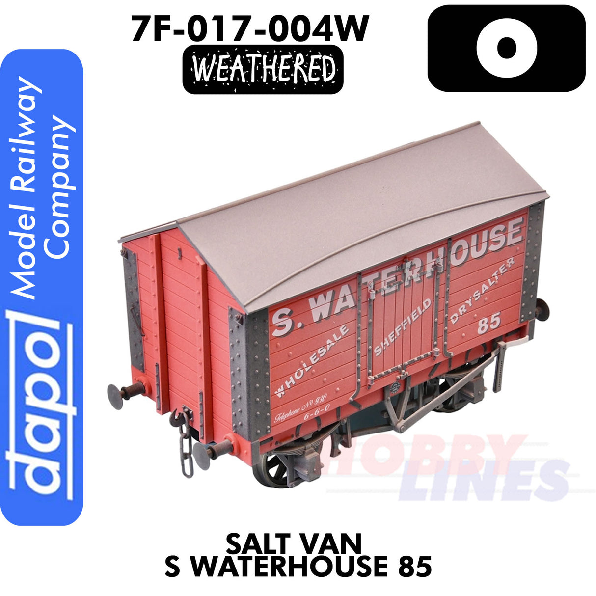 Salt Van S Waterhouse 85 - Weathered - Wagon | Dapol | 7F-018-004W