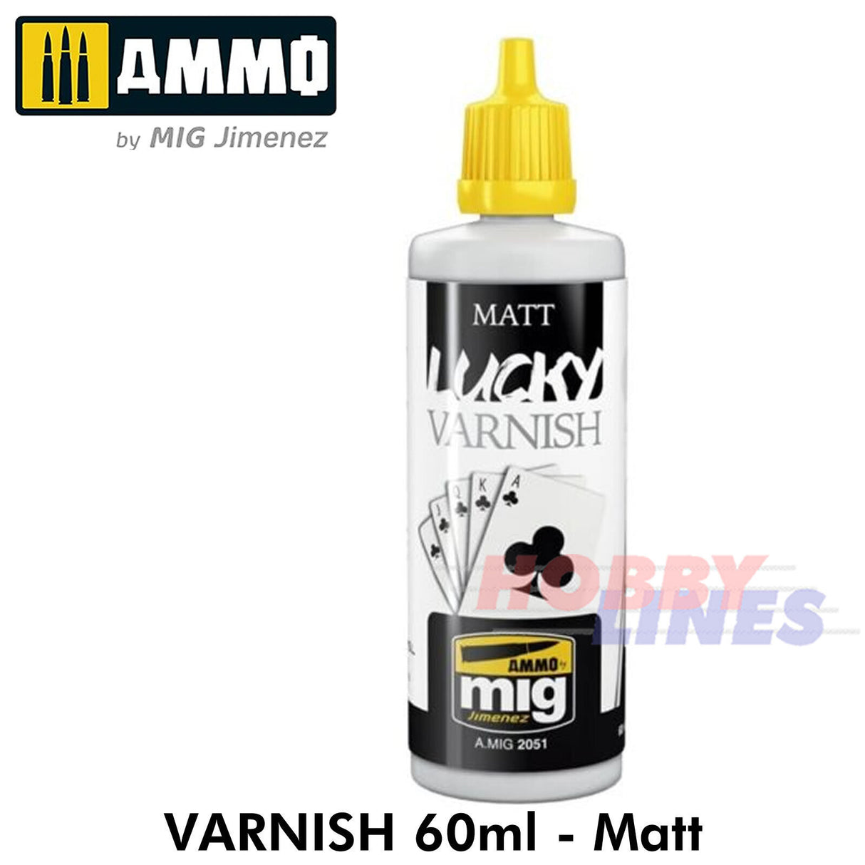 VARNISH Ultra-Matt/Matt/Satin/Glossy 60/17ml Full Range AMMO By Mig Jimenez
