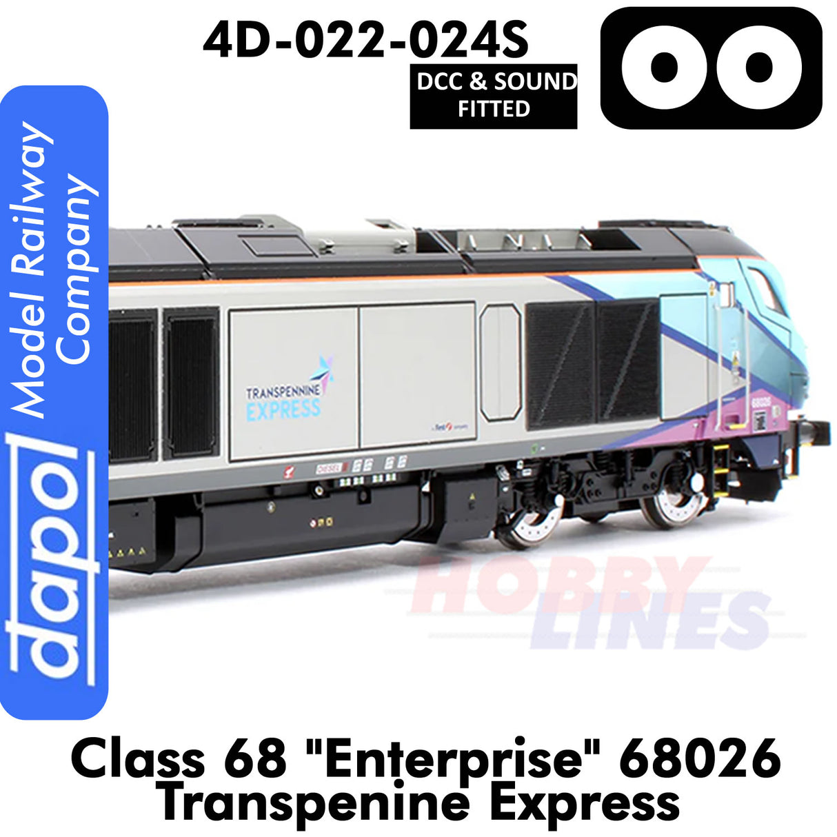 Class 68 - Enterprise 68026 Transpenine Express Loco | Dapol | 4D-022-024S