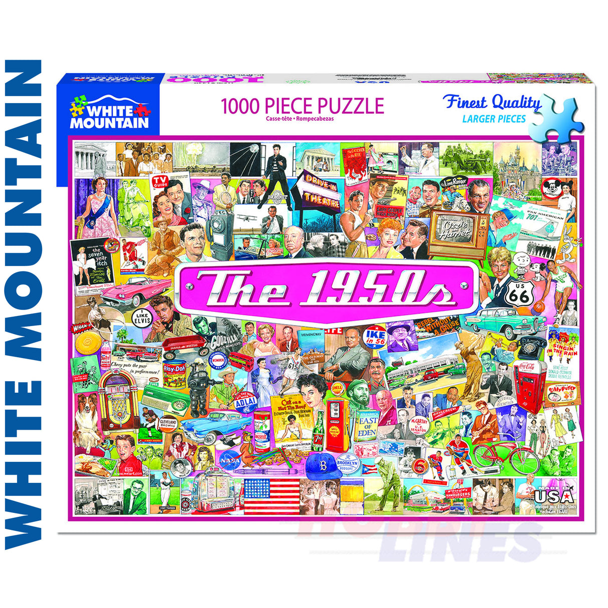 The 1950's 1000 Piece Jigsaw Puzzle 1536