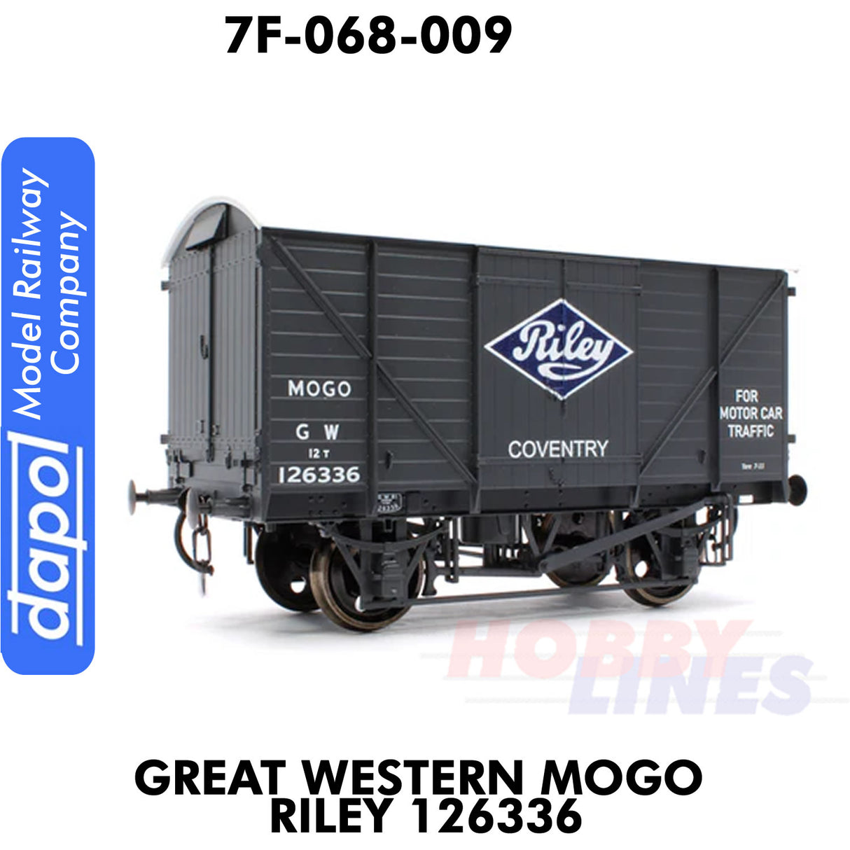 Great Western Railway Mogo Riley -126336 | Dapol | 7F-068-009