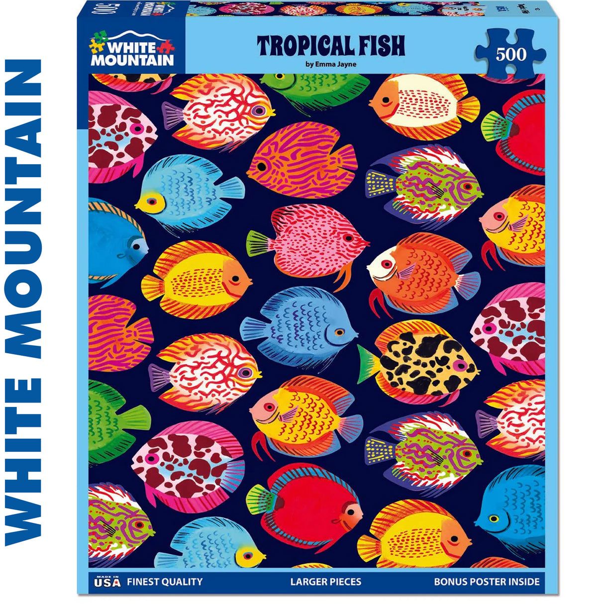 Tropical Fish - 500pc Puzzle | White Mountain | 1982pz
