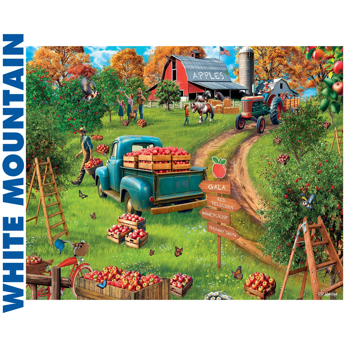 Apple Orchard - 1000pc Puzzle | White Mountain | 2159pz