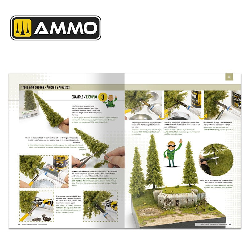 Modelling School - How to use Vegetation in your Dioramas (Multilingual) | Ammo by Mig Jimenez | MIG6254