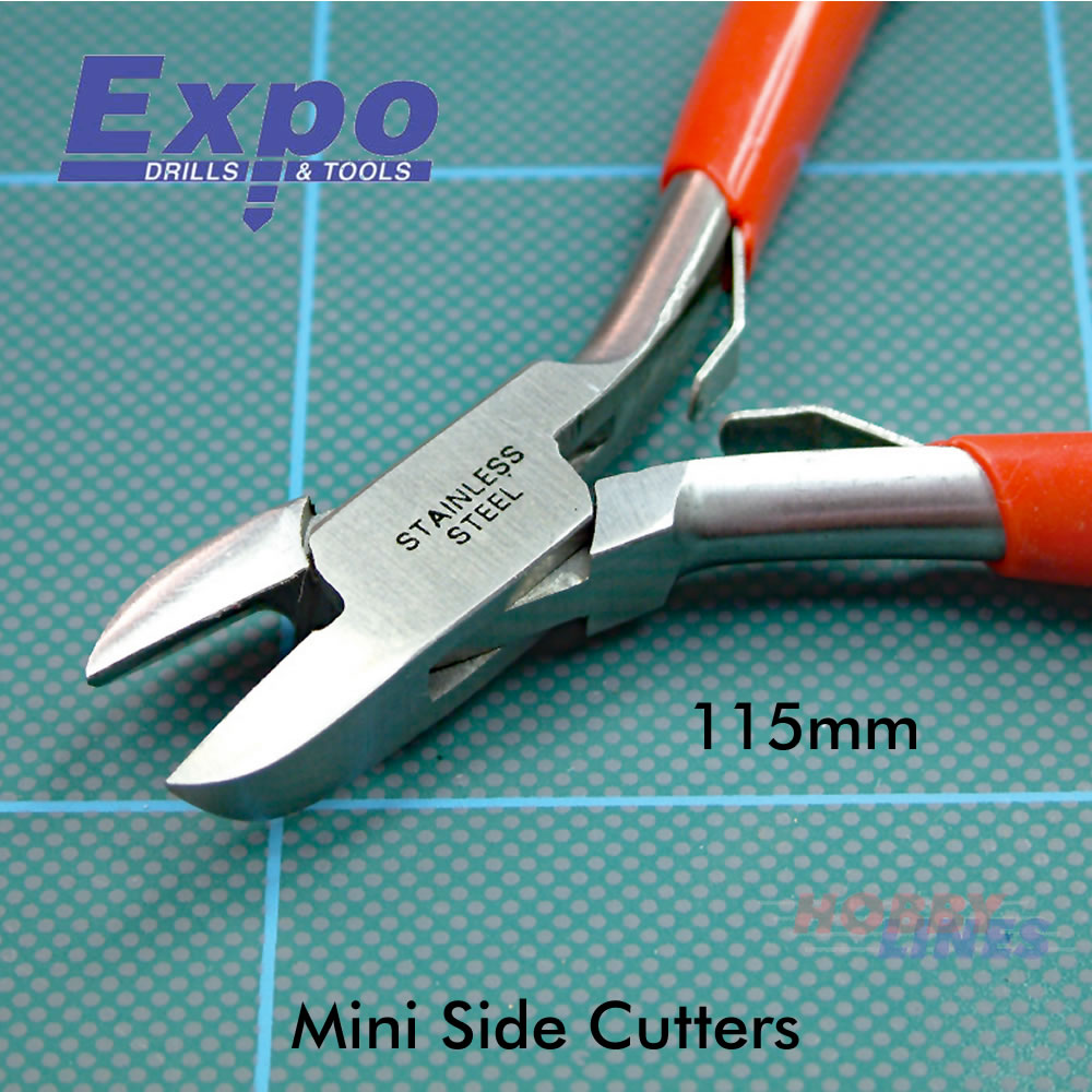 Pro Pliers SIDE CUTTER Quality Razor Sharp Sprue Model spring 75525 EXPO TOOLS