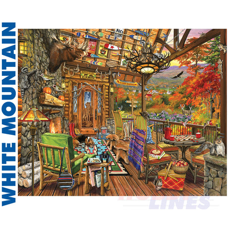 Autumn Porch 1000 Piece Jigsaw Puzzle 1673