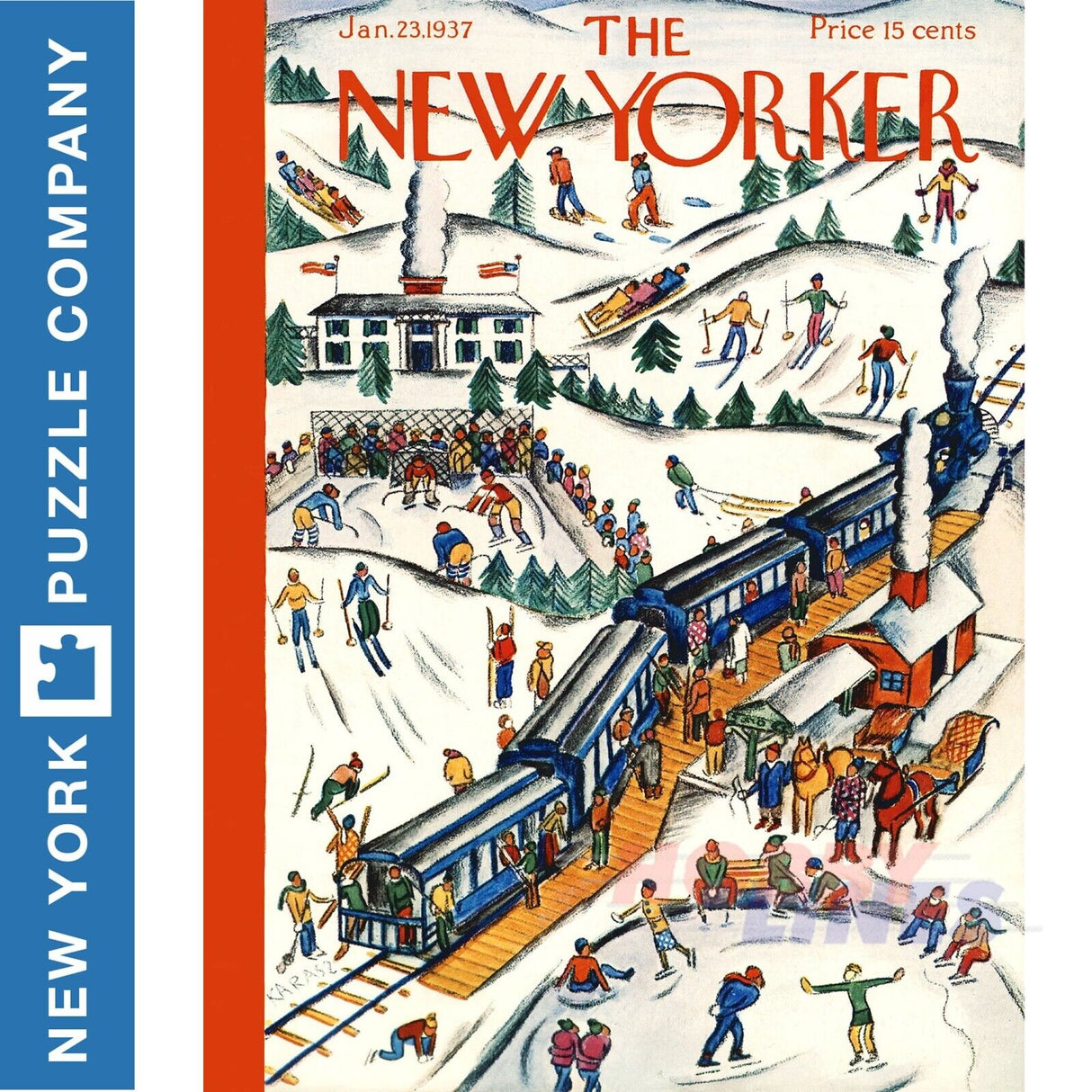 Winter Weekend 1000pc Jigsaw | New York Puzzle Company | NY181