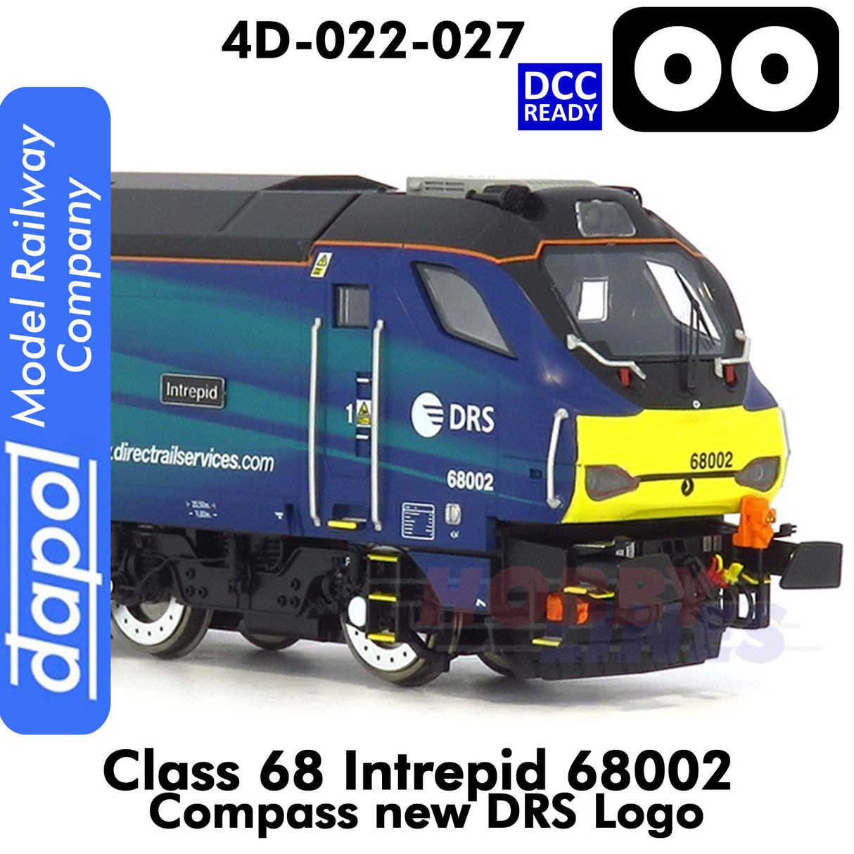Class 68 - Intrepid 68002 Compass new DRS Logo | Dapol | 4D-022-027