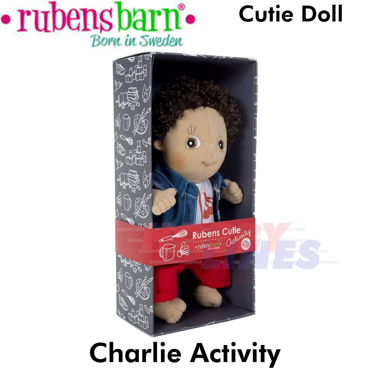 Charlie Activity Cutie Doll | Rubens Barn | 30-1525-00