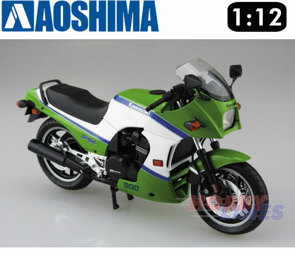 Kawasaki GPZ900R Ninja A7 motorcycle Custom Parts1:12 model kit Aoshima 05454