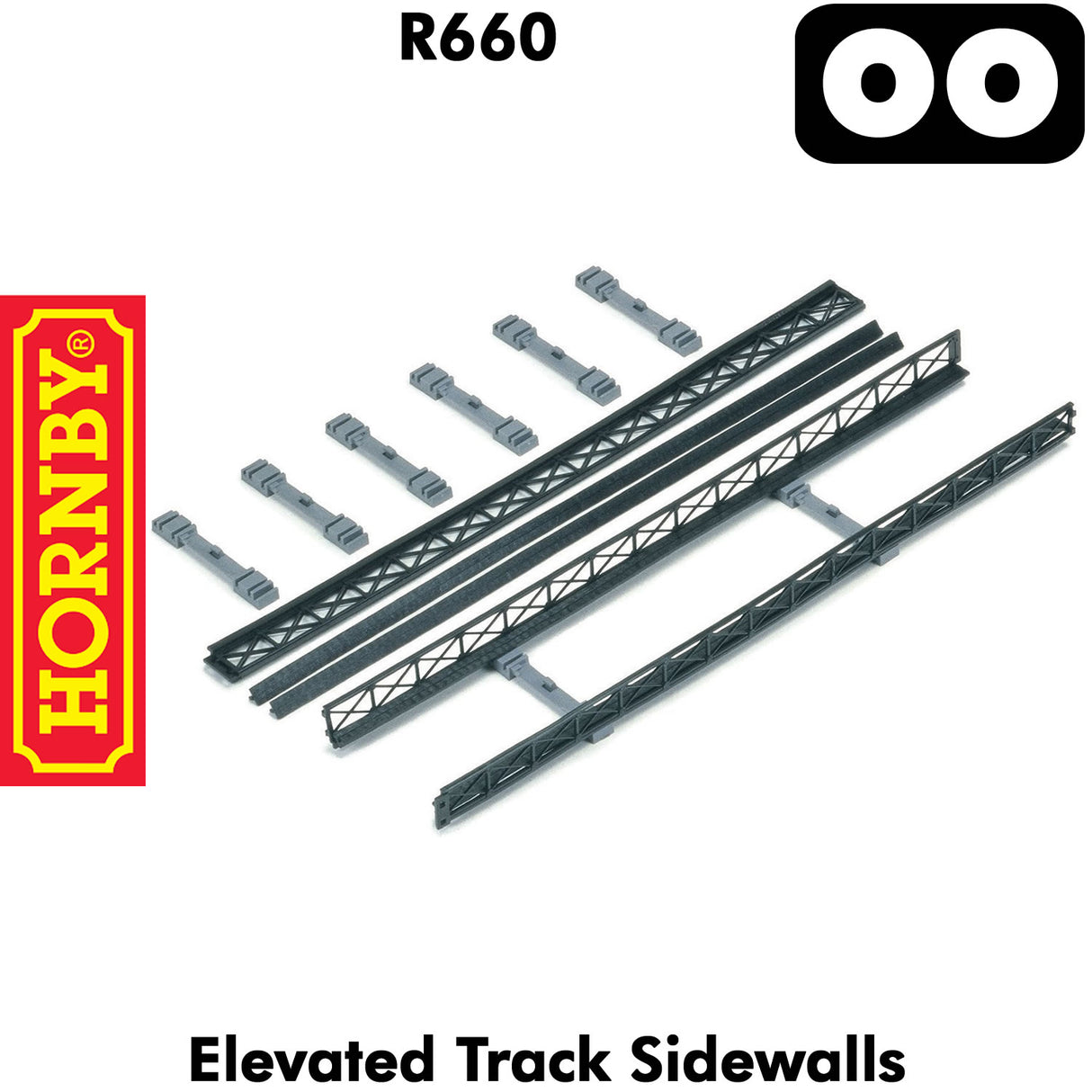 OO Gauge Elevated Track Sidewalls | Hornby | R660