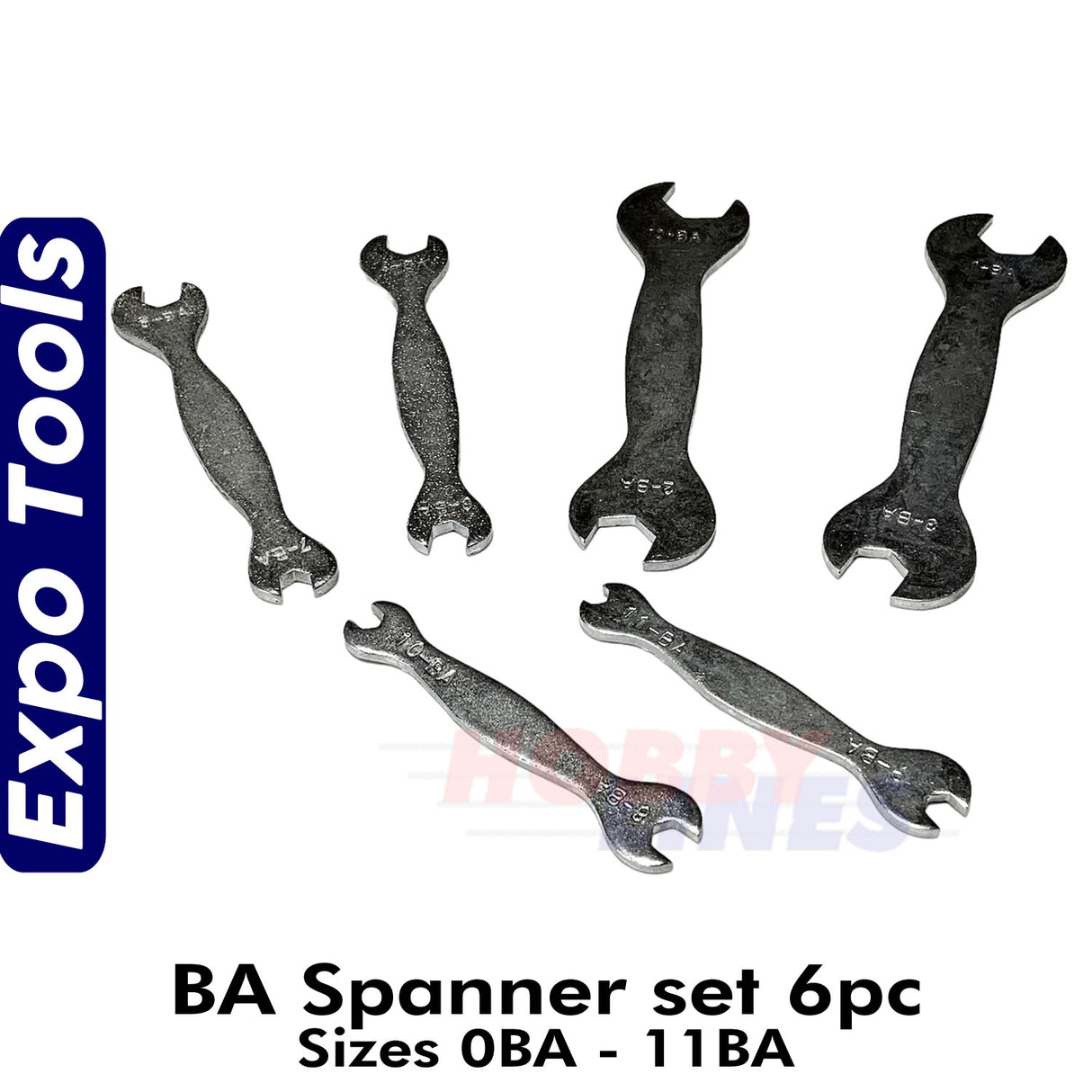 6pc BA Spanner Set | Expo Tools | 78000