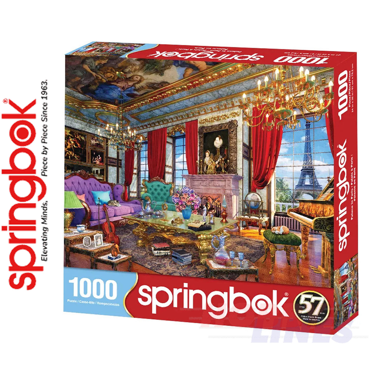 *DAMAGED BOX* - Palace in Paris - 1000pc Puzzle | Springbok | 11021