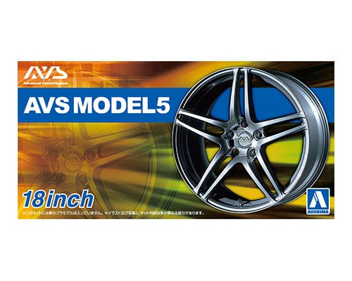 Wheels & Tyres AVS MODEL5 18inch Set of 4 Tuned Parts Rims Aoshima 06943