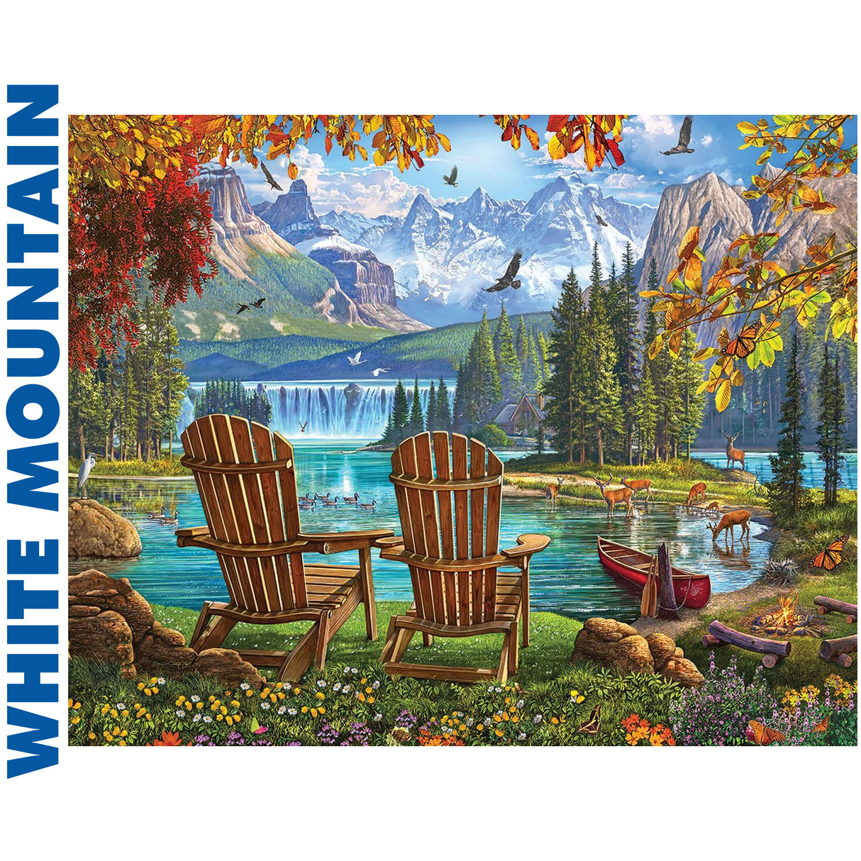 Mountain Paradise - 1000pc Puzzle | White Mountain | 1977pz